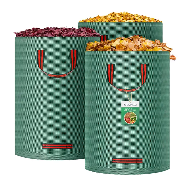 homiklsa 272l gartenabfallsack 3er set
