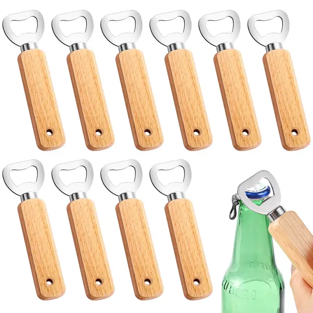 yoosso flaschenöffner holz 15er set