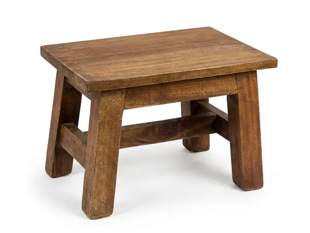 dbkw holz hocker mahagoni 30x20x20 cm