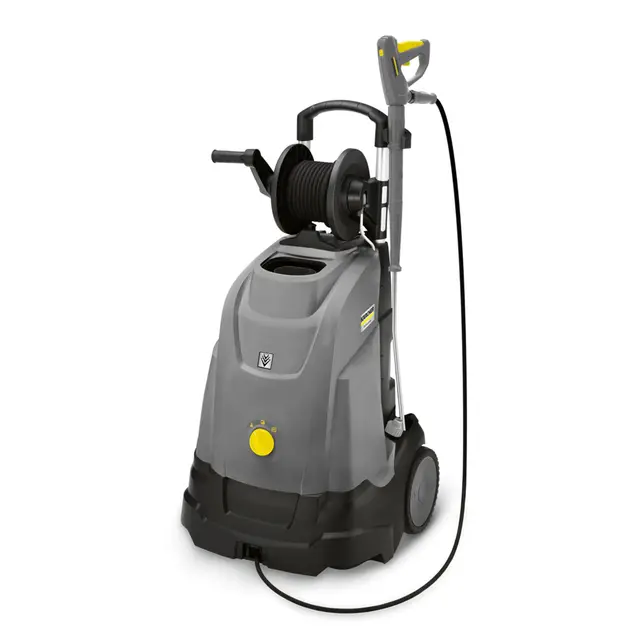 Kärcher Heißwasser-Hochdruckreiniger HDS 5/15 UX, max. 80 °C, Arbeitsdruck: 150 bar, Fördermenge: 450 l/h, Gewicht: 80,5 kg, Schlauch: 15 m, Easy!Force Advanced-Hochdruckpistole, Schlauchtrommel