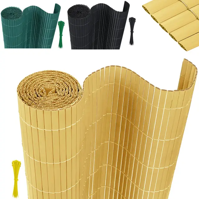 xmtech pvc sichtschutzmatte 80x300cm