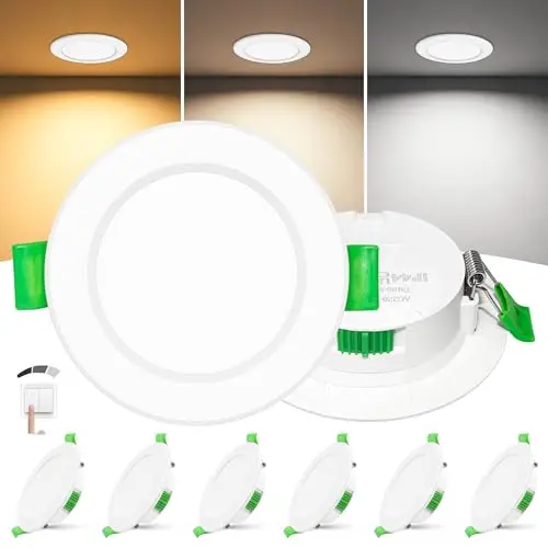 laiebri led einbaustrahler 6er set