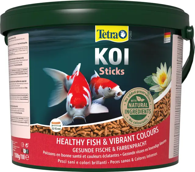 tetra pond koi sticks 10 l eimer