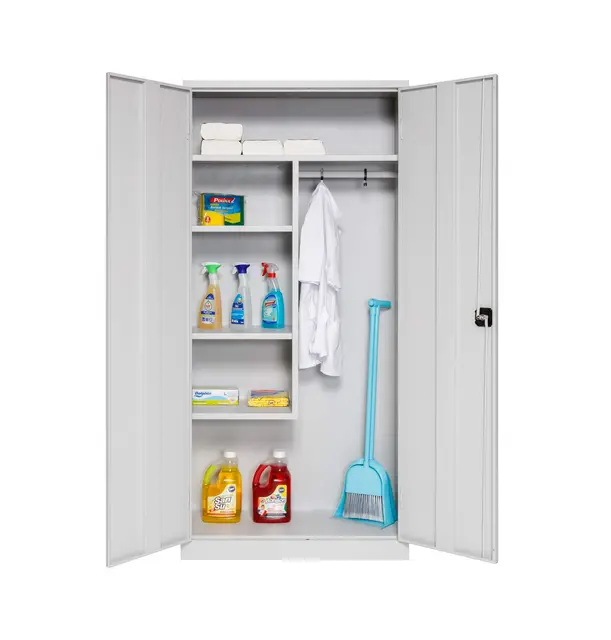 furni24 metall putzmittelschrank tüv/gs