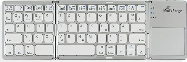 MediaRange Kompakte Funk-Tastatur