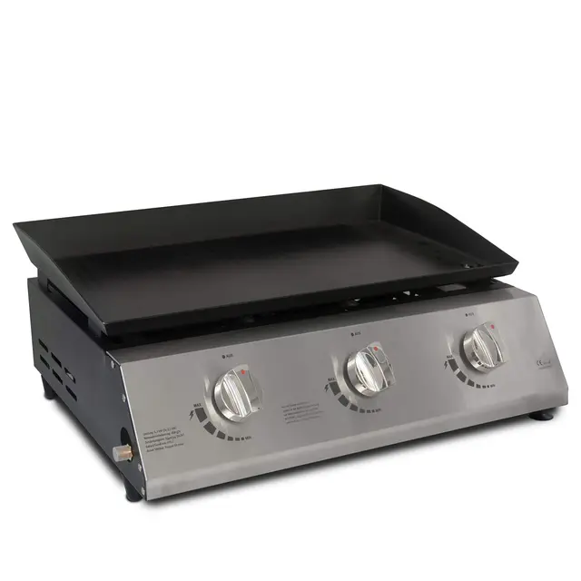 activa plana grillplatte gas 3 brenner