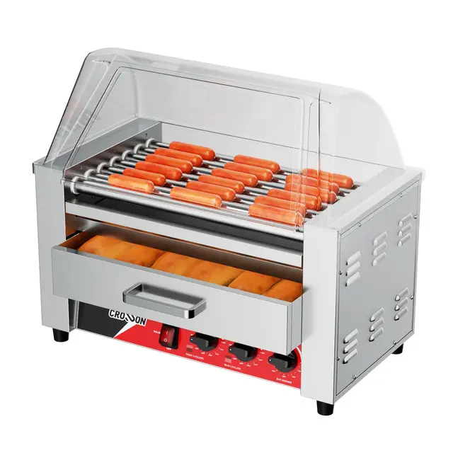 crosson 7 rollen hot dog grill 1350w