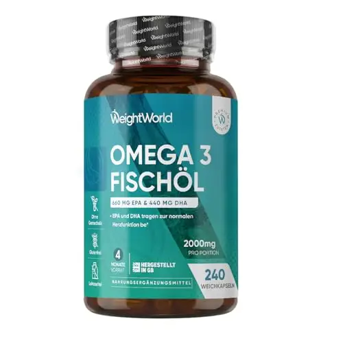 WeightWorld Omega-3 2000mg Weichkapseln