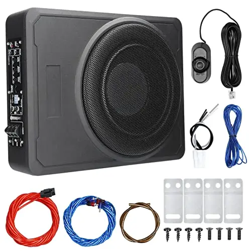 10 Zoll 600 W Auto-Subwoofer High Power Pure Bass Untersitz-Leistungsverstärker Lautsprecher 12 V für Auto-LKW-Wohnmobil