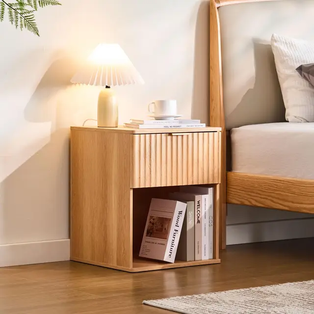 linsy home kleiner nachttisch holz