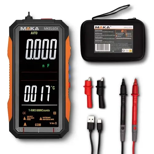 maka mkel60x digitalmultimeter 6000c