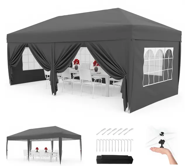 garveelife faltpavillon 3x6 m