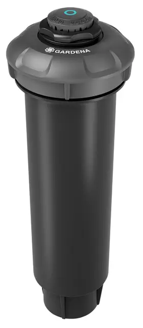 Gardena Sprinklersystem Versenkregner MD40: Pop-up Bewässerungssystem für mittelgroße Rasenflächen bis 40 m², Reichweite von 2,5-3,5 m, mit Rotationsdüse, 3/4 Zoll Außengewinde (8231-20)