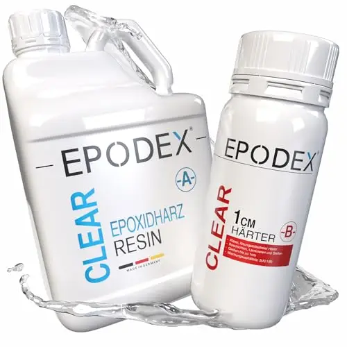 epoxy harz set eco 1 5kg transparent 1cm