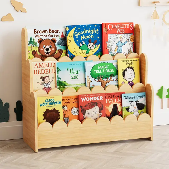 spaceaid 3-stufiges kinder bücherregal