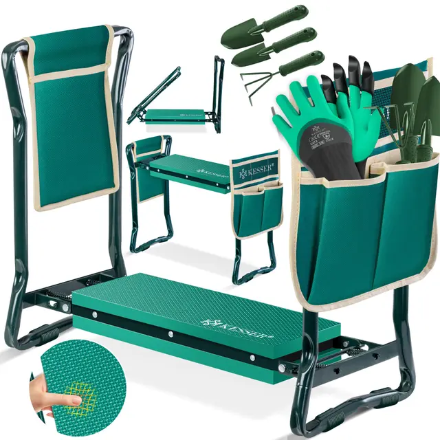 kesser 2 in 1 xxl kniebank garten