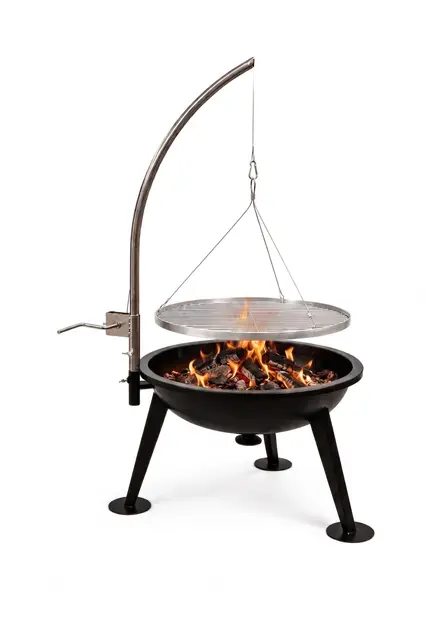 activa merlin i schwenkgrill holzkohle