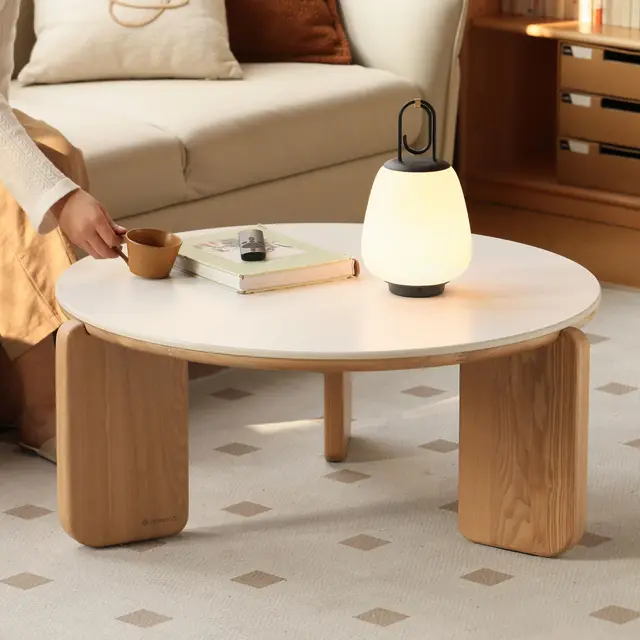 yeswood couchtisch rund 80 cm