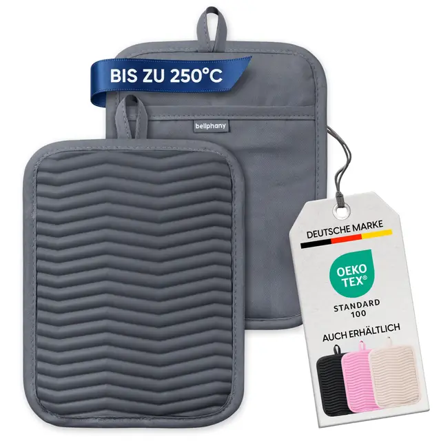 bellphany 2er set silikon topflappen