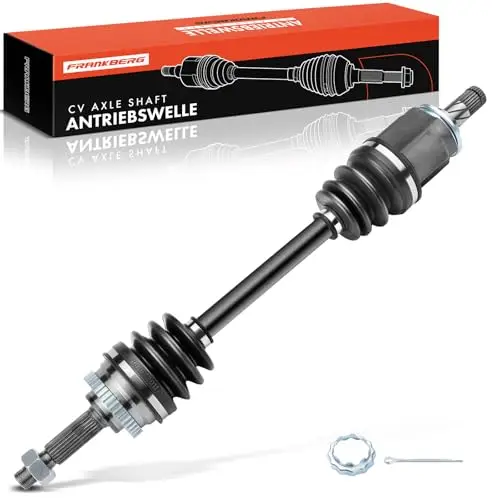 Frankberg Antriebswelle Achswelle Schaltgetriebe/Automatikgetriebe ABS Ring Vorderachse Links Kompatibel mit Micra II K11 1.0L-1.4L 1992-2003 Replace# 391014F401