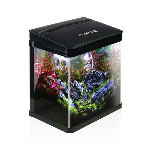 nobleza nano-aquarium 7 liter schwarz