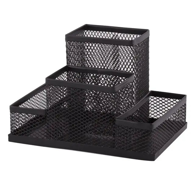 d.rect stiftehalter metall 4 fächer