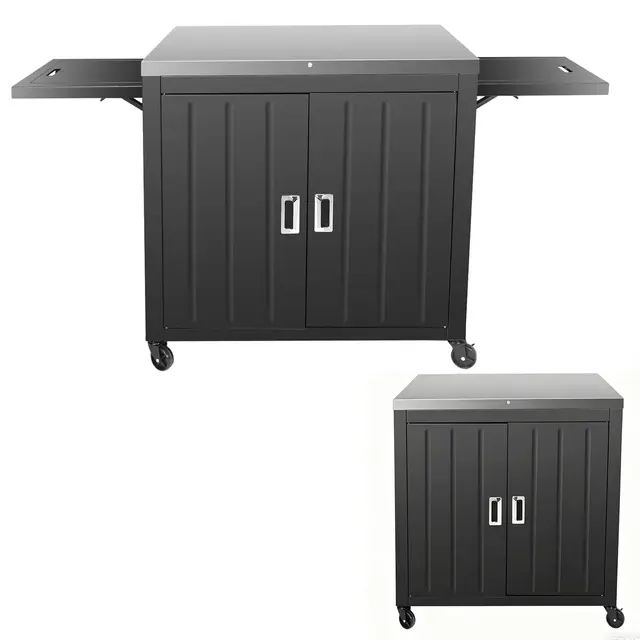 gftime grillwagen outdoor grillschrank