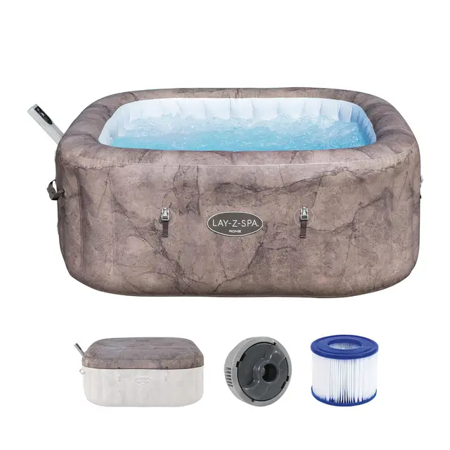 Bestway Lay-Z-SPA Rome AirJet Whirlpool 6 Personen 180x71cm