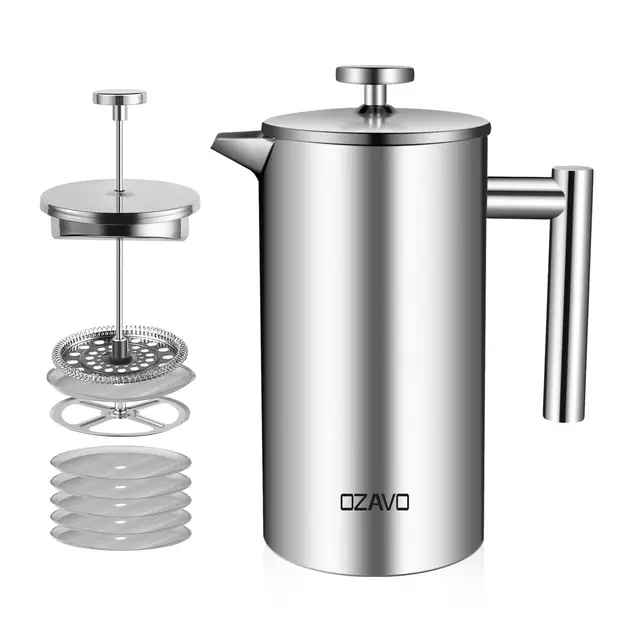sunjas french press 1l thermo