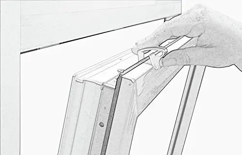 GARDINIA Universal Klemmhalter für Aluminium-Jalousien, Klemmträger, Montage ohne Schrauben und Bohren, Kunststoff, Weiß, 6 Stück
