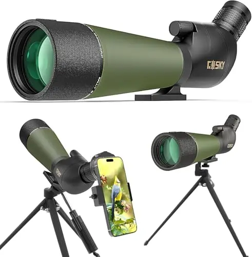 Gosky Spektiv Vogelbeobachtung 20-60 x 80 Porro Prism für sportschützen - wasserdichtes für das Schießen von Vogelbeobachtung Wildlife Scenery