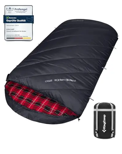KingCamp Flanell Schlafsack XXL