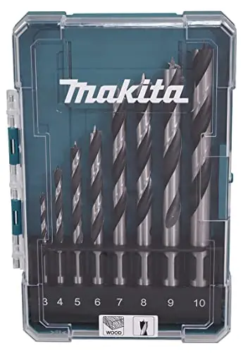 Makita D-77257 Holz-Bit-Set, 8-teilig