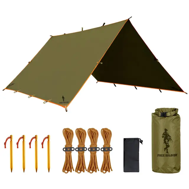 free soldier tarp 3x3,2m camping