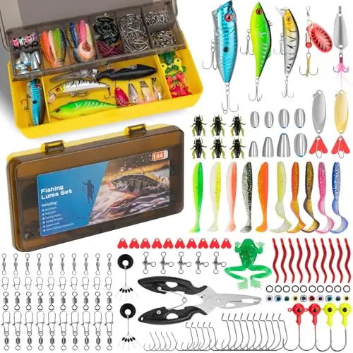 RISEMART 144 PCS Angelköder Set