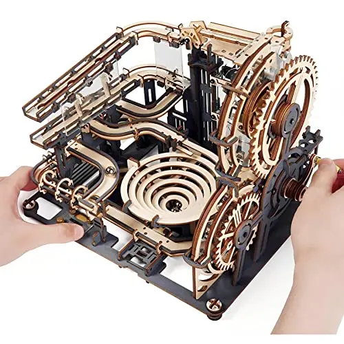 rokr night city lga01 kugelbahn 3d holz