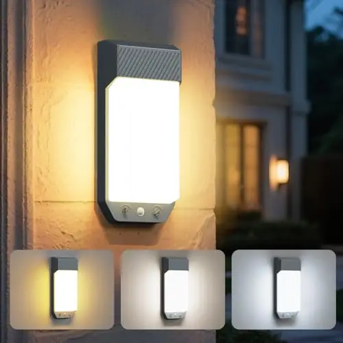 lotmos außenlampe bewegungsmelder 16w