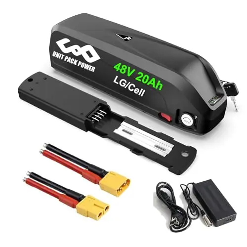 Unit Pack Power(A Grade-Zelle) 36V 48V 52V Ebike Akku 13-20Ah - Ebike Batterie passt für 1000W / 750W / 500W für Elektrofahrrad - Hailong Lithium-Ionen-Akku
