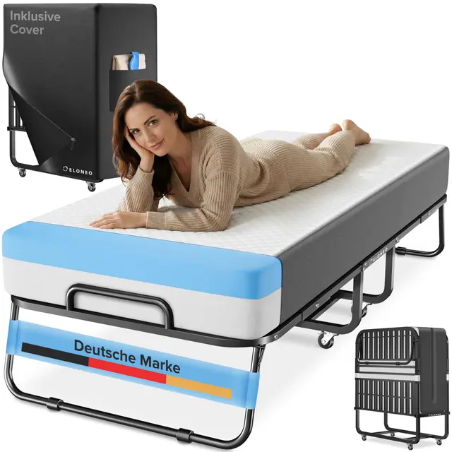 eloneo klappbett 90x200 mit