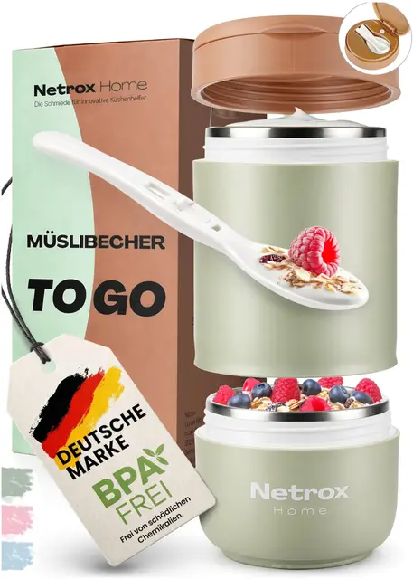netroxhome müslibecher to go 730 ml