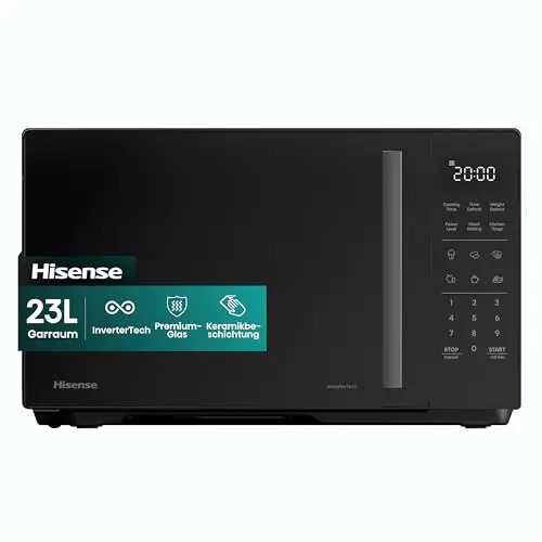 hisense mikrowelle inverter 23l 900w