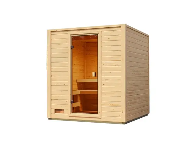 Karibu Gartensauna 195x190x212cm mit 9kW Ofen