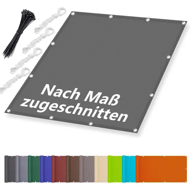 aiyaoo sonnensegel 1x2m rechteckig