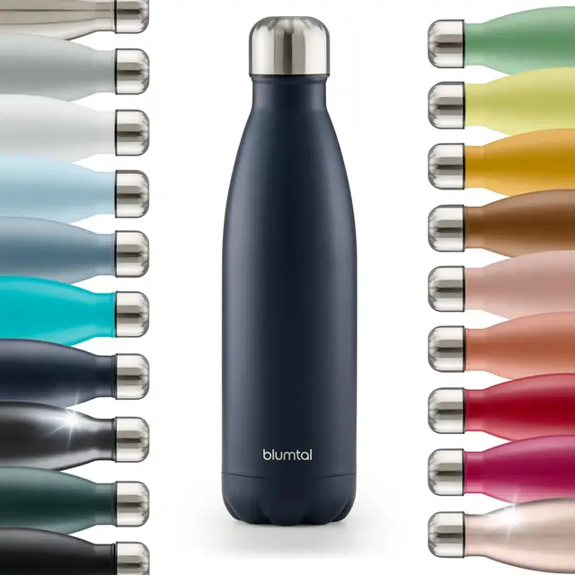 blumtal trinkflasche 1000ml edelstahl