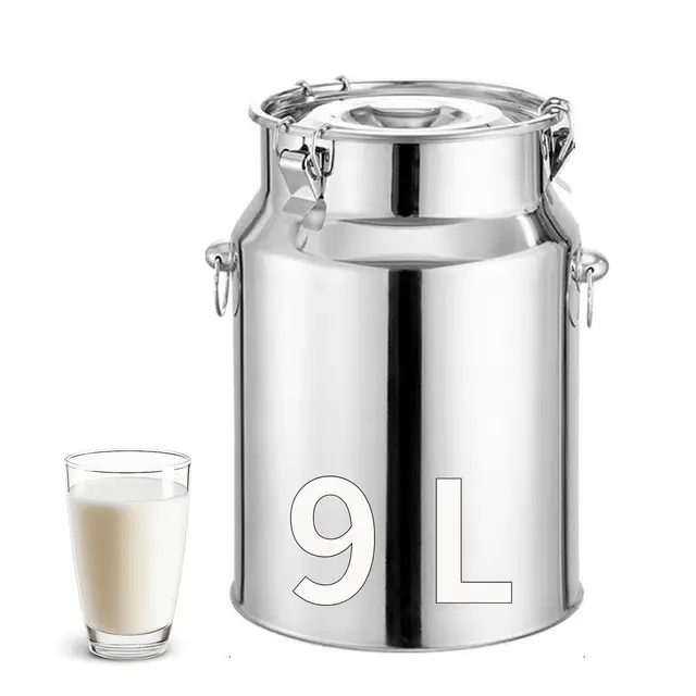 ysislybin milchkanne edelstahl 9 liter
