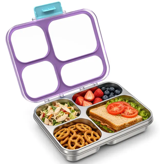 vitonis edelstahl brotdose kinder bento