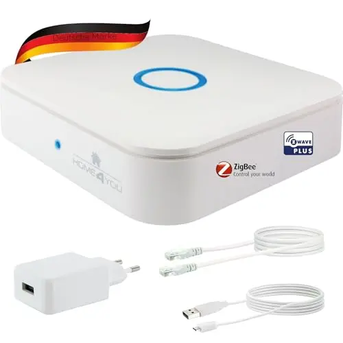 SCHWAIGER HA102 Gateway SmartHome 2. Generation Z-Wave Plus Zigbee Homeautomation Smart Home Basis-Station