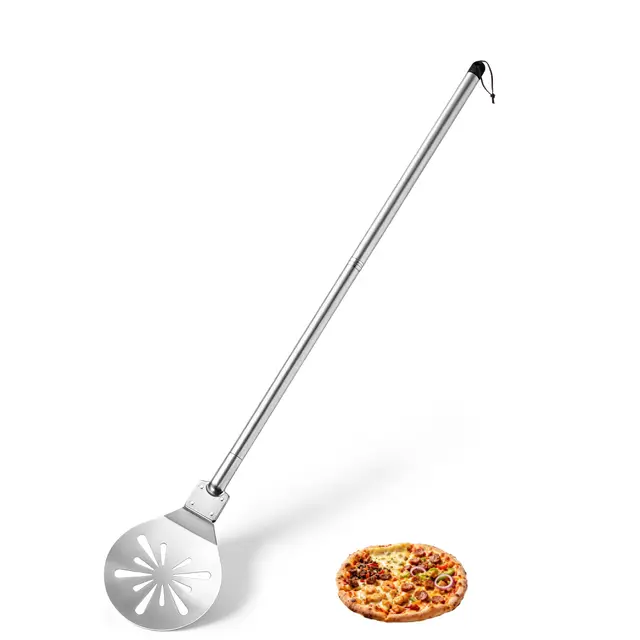 joyfair edelstahl pizzaschieber rund