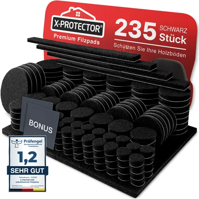 x-protector filzgleiter selbstklebend