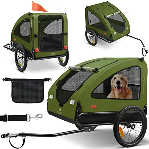 kesser boxer hundeanhänger 250l 2-in-1
